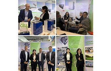 Stoccaggio al litio assistito in Battery Show Europe 2023 tenuto a parigi