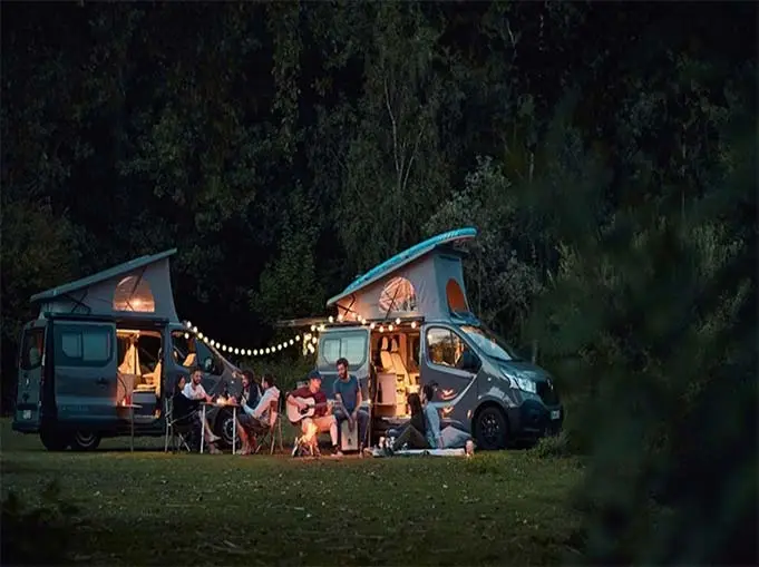 Lo stoccaggio al litio fornisce moduli batteria ai veicoli da campeggio in germania