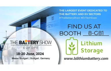 Lo stoccaggio al litio brilla a Battery Show Europe 2024 a londra, germania